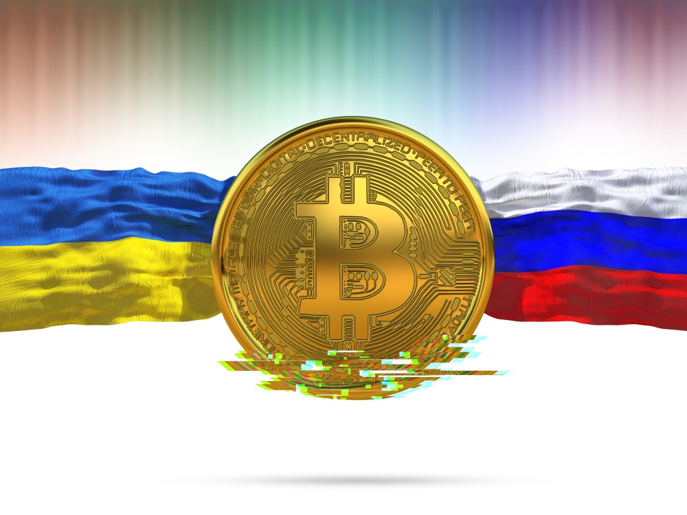 Milhões em Bitcoin foram doados para a guerra ucraniana