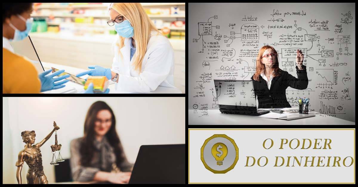 Os empregos mais lucrativos e bem pagos para as mulheres