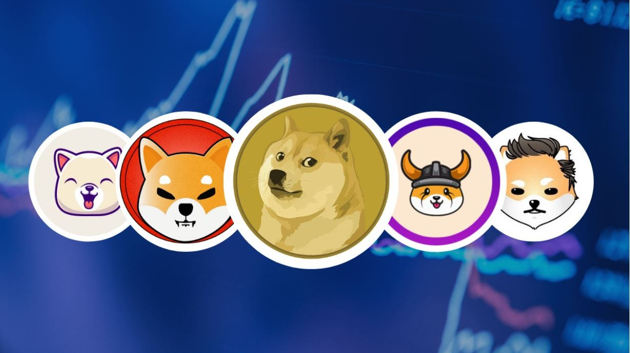 Memecoins são porta de entrada para as criptomoedas